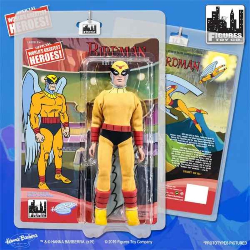 Birdman & The Galaxy Trio 8 Inch Retro Action Figures Series: Birdman Ray Randall