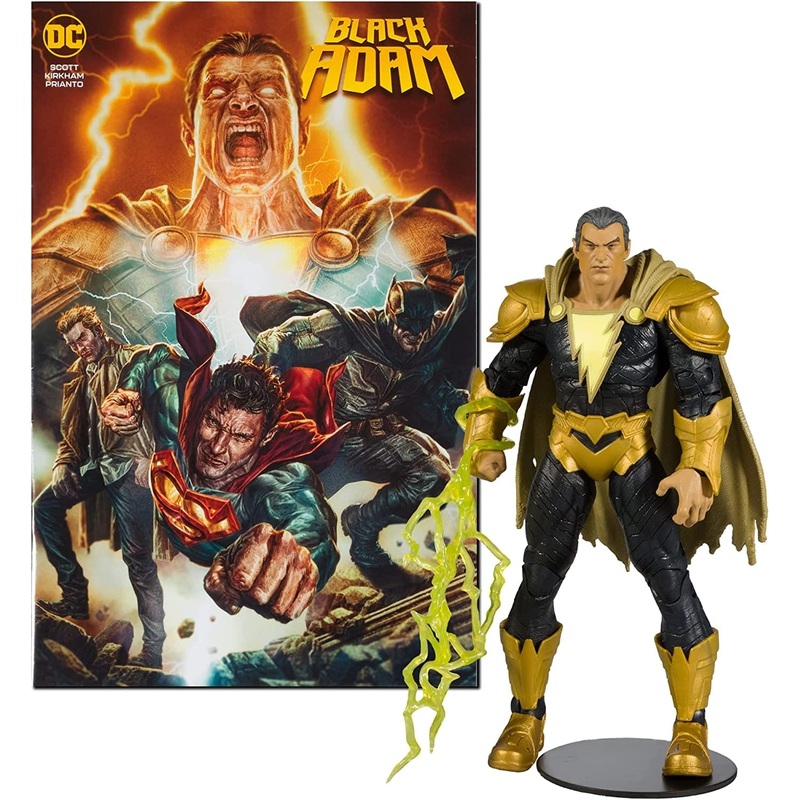 DC Direct Black Adam 7 Inch Action Figure With Comic
