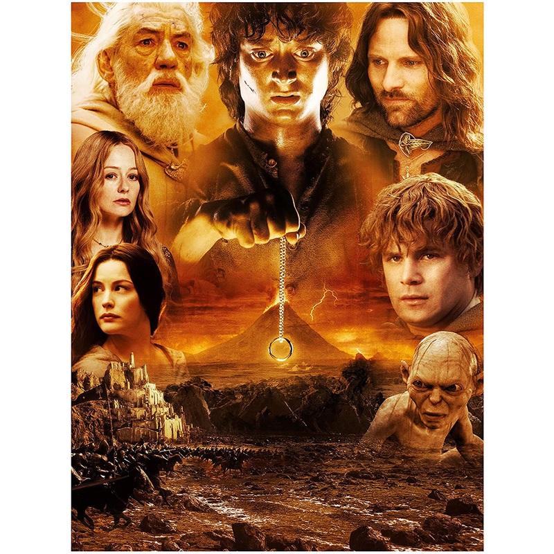 Lord of the Rings Mount Doom 1000 Piece Jigsaw Puzzle