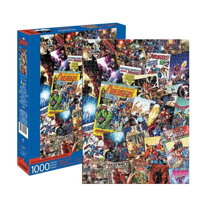 Marvel Avengers Comic Collage 1000 Piece Jigsaw Puzzle