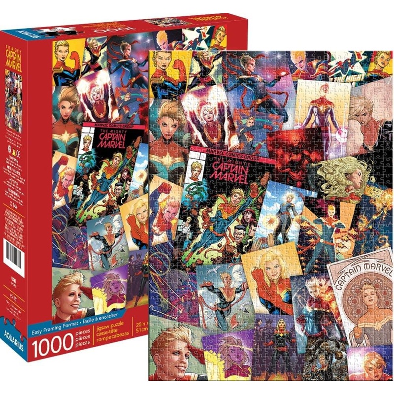 Marvel Captain Marvel Collage 1000 Piece Jigsaw Puzzle