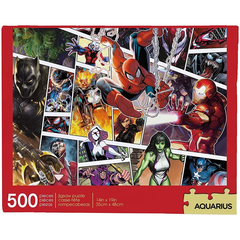 Marvel Comic Panels 500 Piece Jigsaw Puzzle