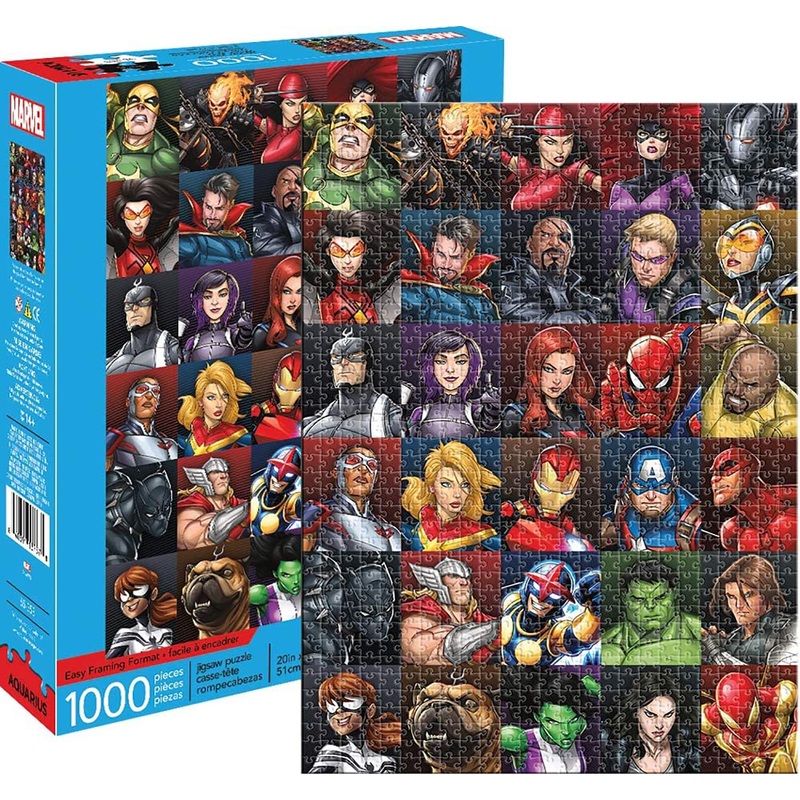 Marvel Heroes Collage 1000 Piece Jigsaw Puzzle