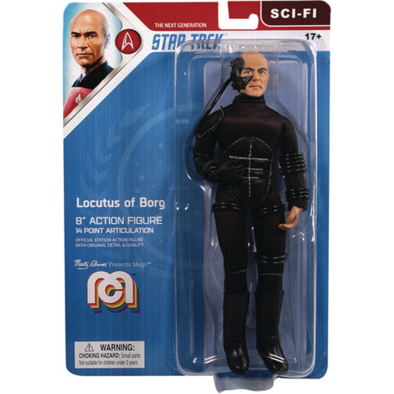Mego - Sci-Fi Star Trek : The Next Generation Locutus 8 Action Figure