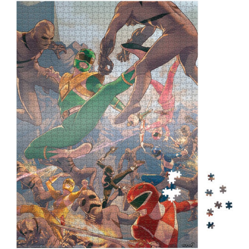 Super7 - Mighty Morphin Power Rangers - Rangers Grouped Foil Puzzle