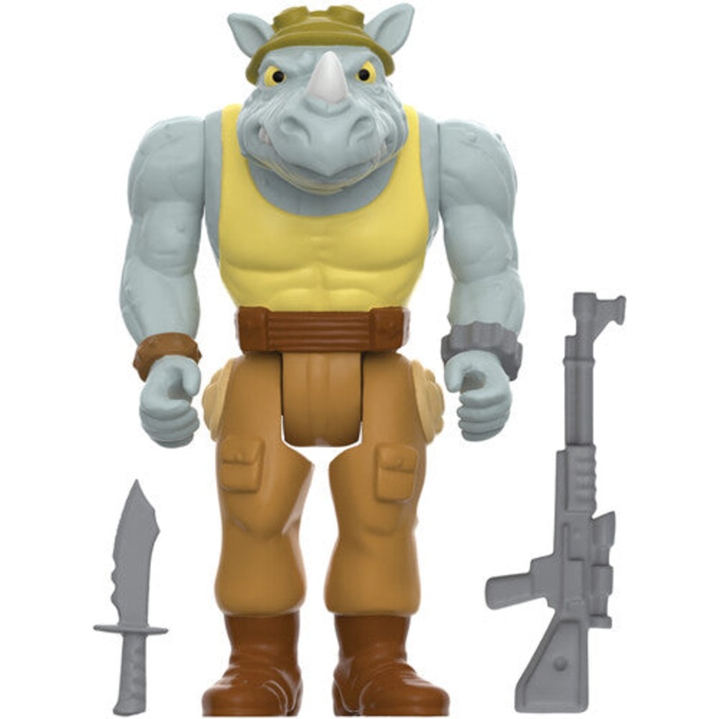 Super7 - Teenage Mutant Ninja Turtles - ReAction Wv8 - Rocksteady (Cartoon)
