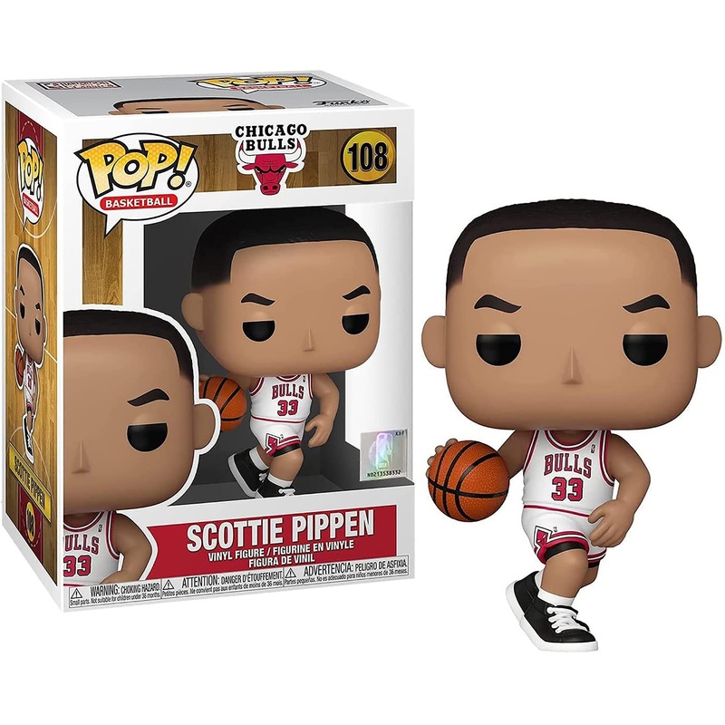 Chicago Bulls NBA Funko POP Vinyl Figure | Scottie Pippen (Home)