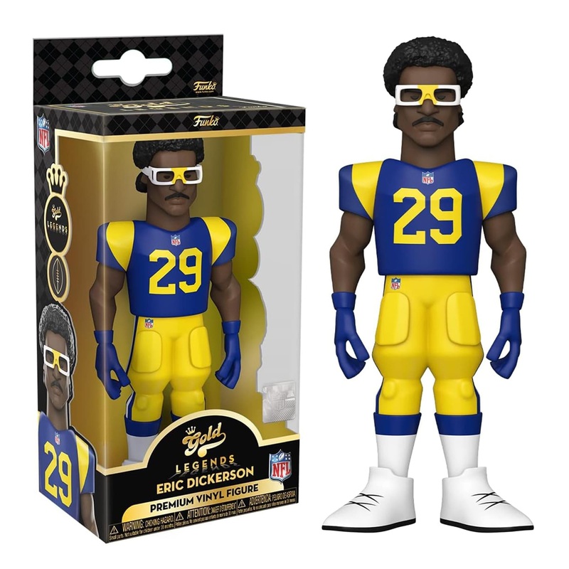 LA Rams NFL Funko Gold 5 Inch Vinyl Figure | Eric Dickerson