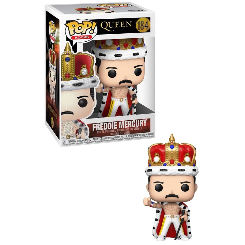 Queen Funko POP Rocks Vinyl Figure | King Freddie Mercury
