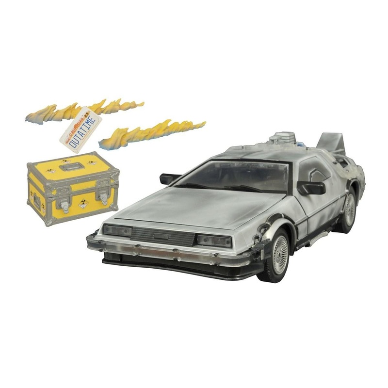Back To the Future 2 DeLorean Time Machine w/ Lights & Sounds (1/15th Scale)