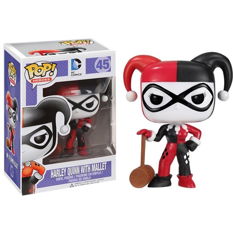 DC Comics Funko Pop Heroes Harley Quinn with Mallet Vinyl Figure