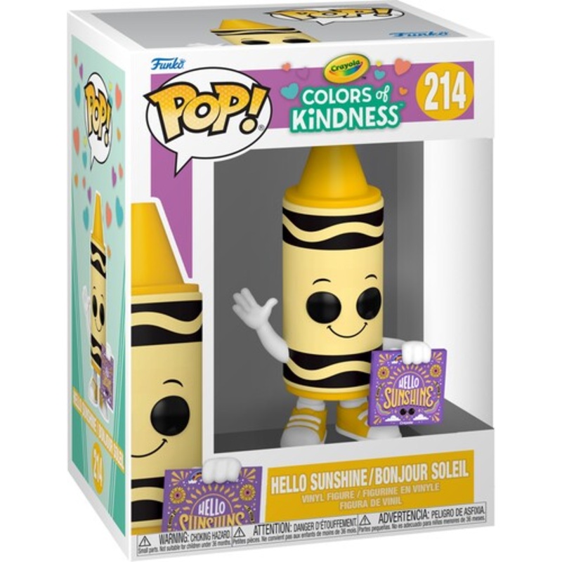 FUNKO POP! AD ICONS: Crayola Colors of Kindness - Hello Sunshine (Yellow Crayon)