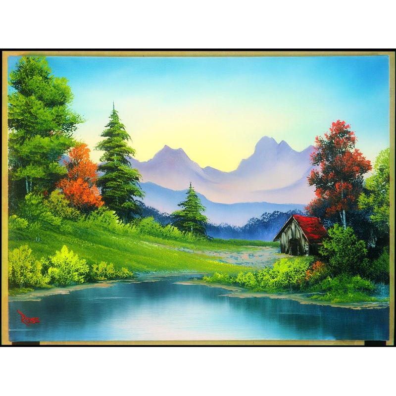 Bob Ross Trapper's Cabin Nature Puzzle | 1000 Piece Jigsaw Puzzle