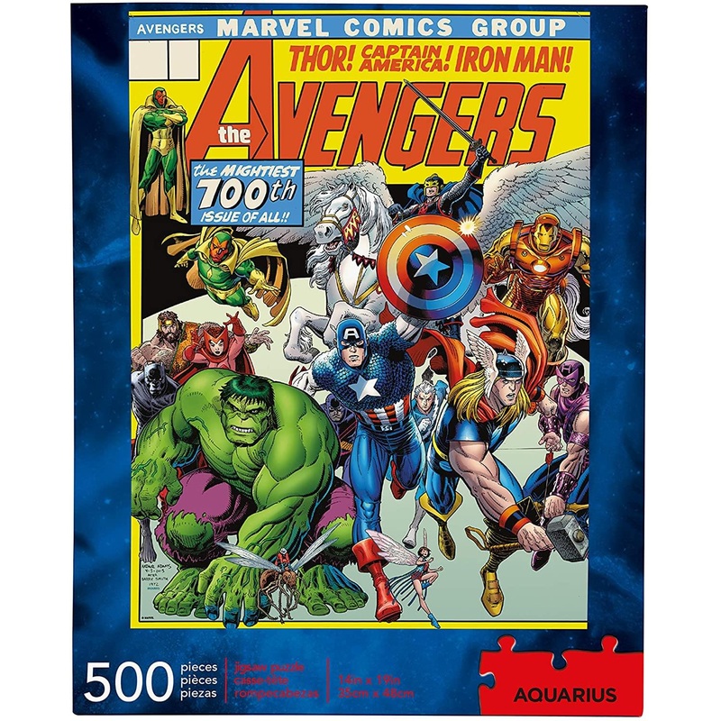 Marvel Avengers Comic Cover 500 Piece Jigsaw Puzzle