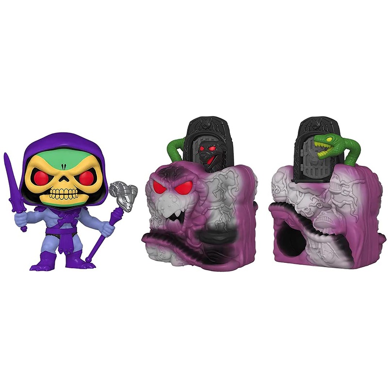 Masters of the Universe Funko POP Town Vinyl Figure | Snake Mountain w/ Skeletor