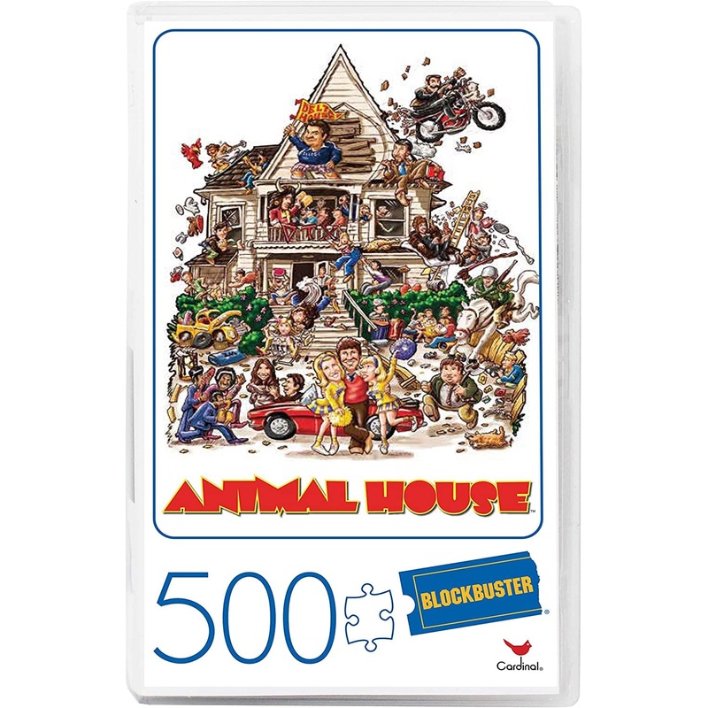 Animal House 500 Piece Jigsaw Puzzle in Plastic VHS Video Case