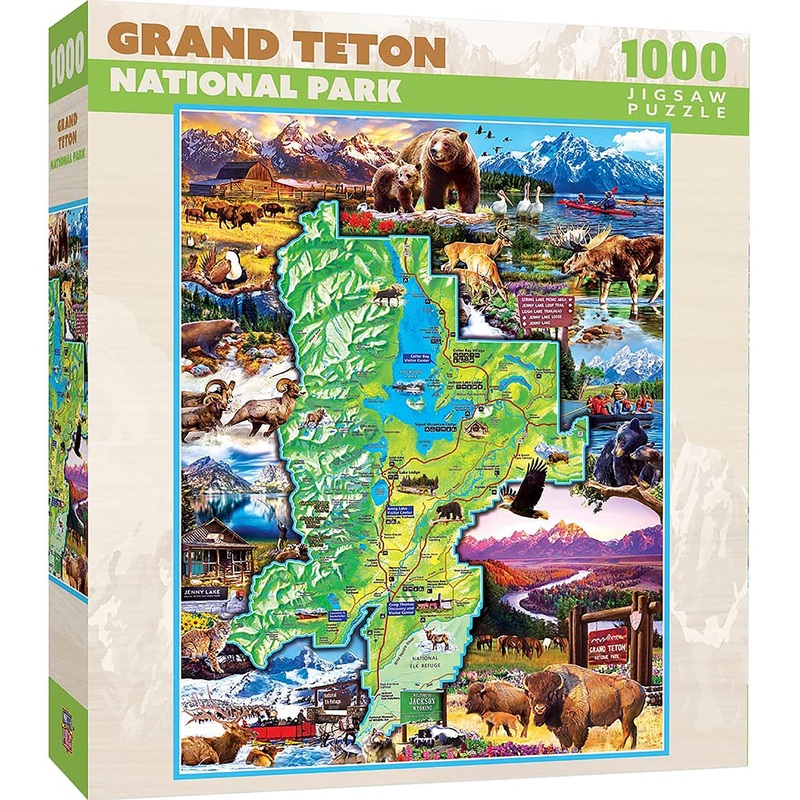 Grand Tetons 1000 Piece Jigsaw Puzzle