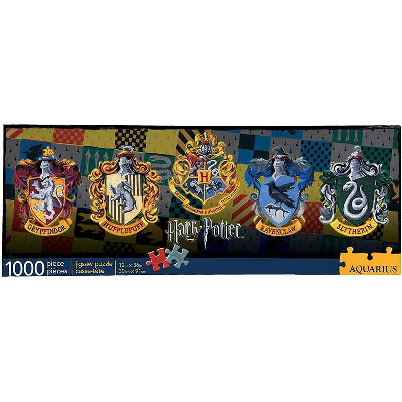 Harry Potter Crests Slim 1000-Piece Jigsaw Puzzle