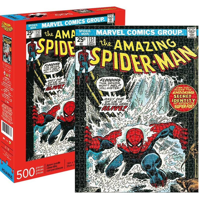 Marvel Spider-Man #151 Comic Cover 500 Piece Jigsaw Puzzle