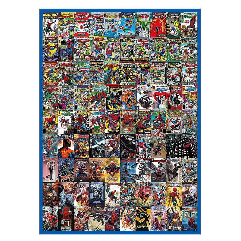 Marvel Spider-Man Covers 1000 Piece Jigsaw Puzzle