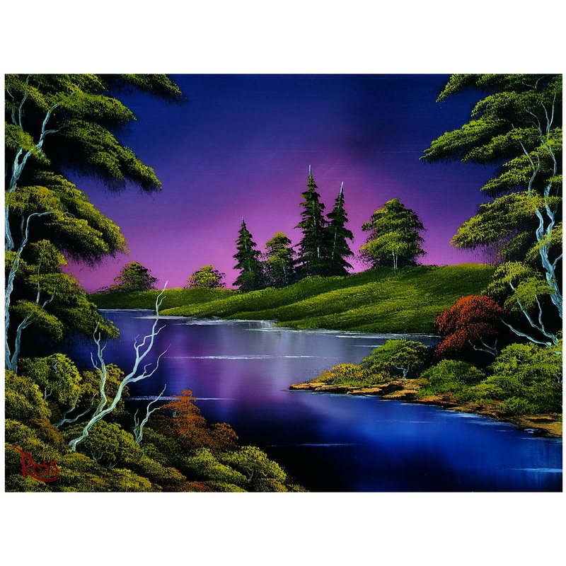 Bob Ross Blue River Nature Puzzle | 1000 Piece Jigsaw Puzzle