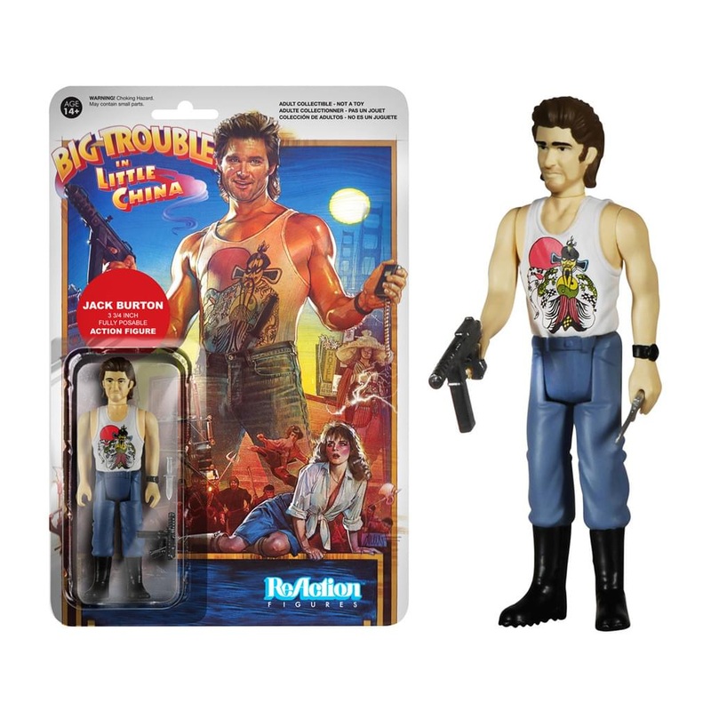 Funko ReAction Big Trouble in Little China Jack Burton Action Figure