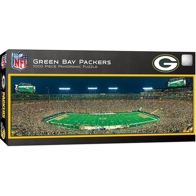 Green Bay Packers Stadium NFL 1000 Piece Panoramic Jigsaw Puzzle