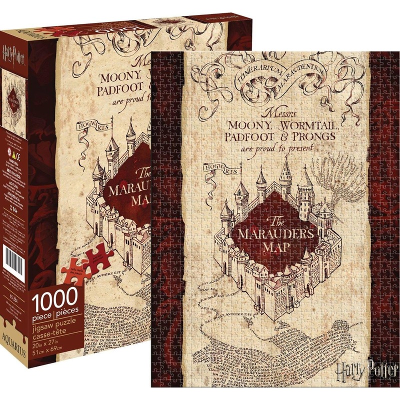 Harry Potter Marauders Map 1000-Piece Jigsaw Puzzle