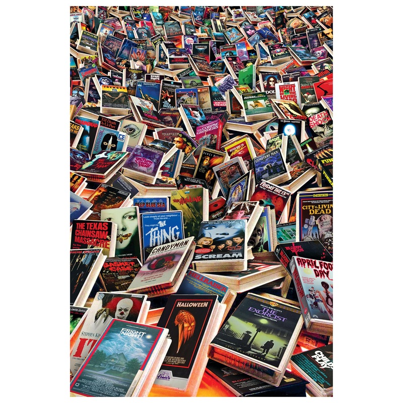 Horror VHS Cemetery 1000-Piece Jigsaw Puzzle