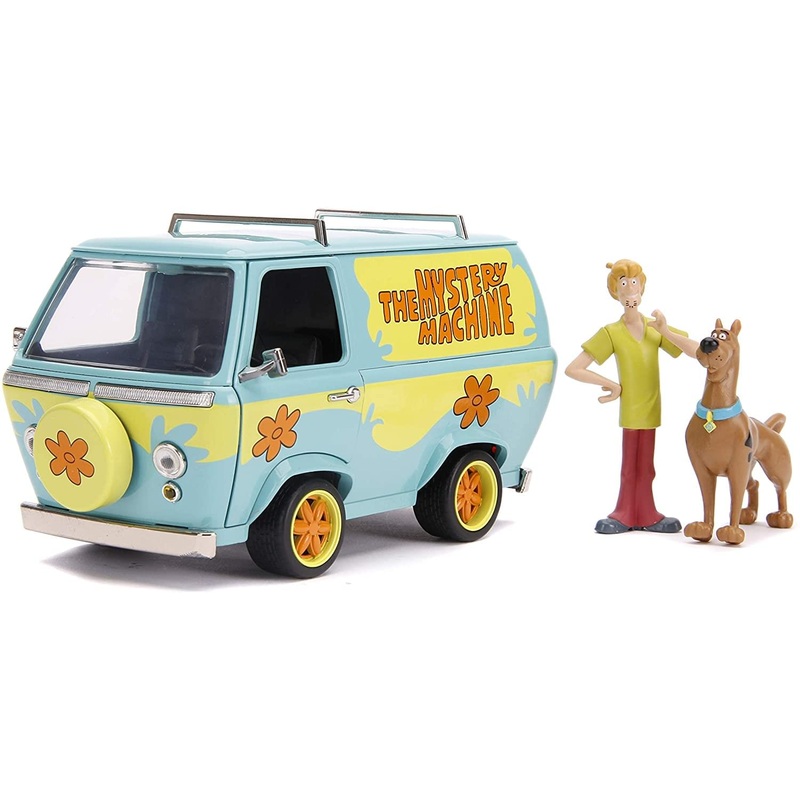 Scooby-Doo Mystery Machine 1:24 Die Cast Vehicle with Figures