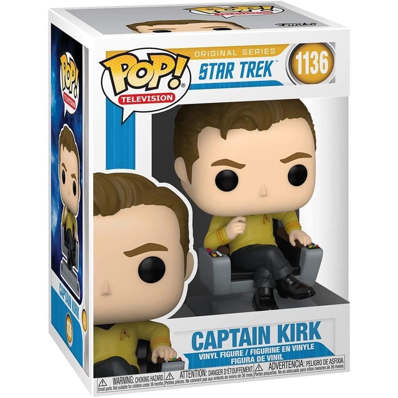 Star Trek Funko POP Vinyl Figure | Captain Kirk in Chair