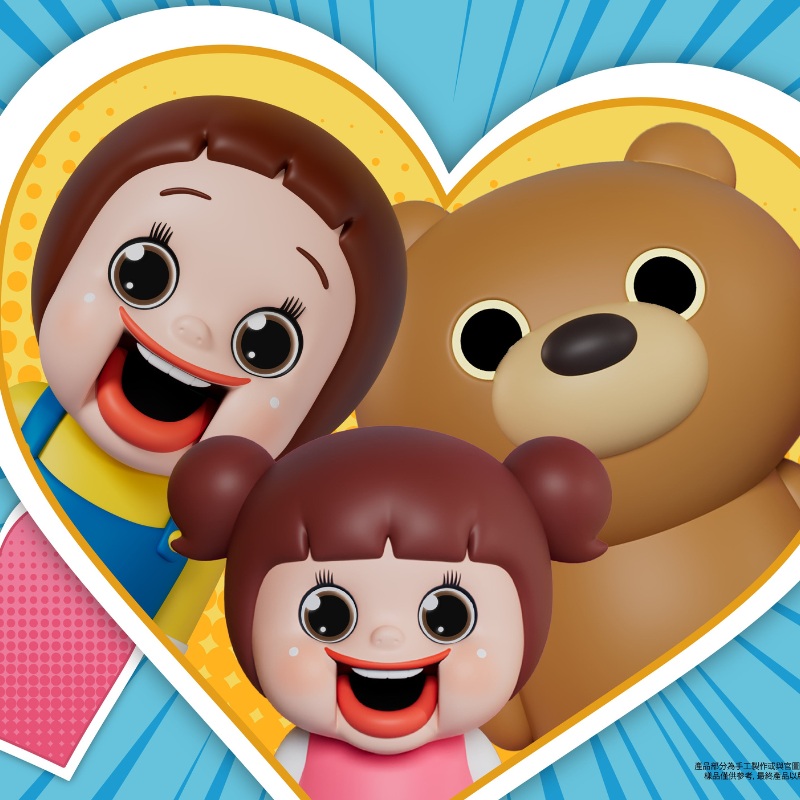 NEWSoap Studio Chi-chan and Kuma Figure Set