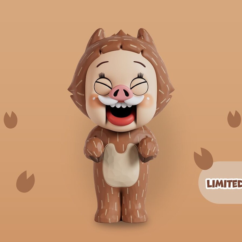 NEWSoap Studio SHO-CHAN Wild Boar Figure (HKACG Limited Edition)