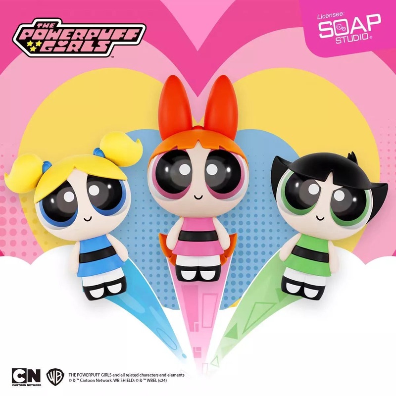 NEWSoap Studio The Powerpuff Girls Blop Blop Series Figure Set