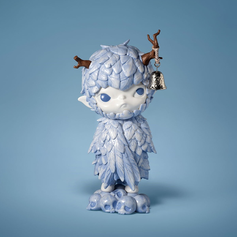 NEWPop Mart Hirono Ceramic Feather Figurine