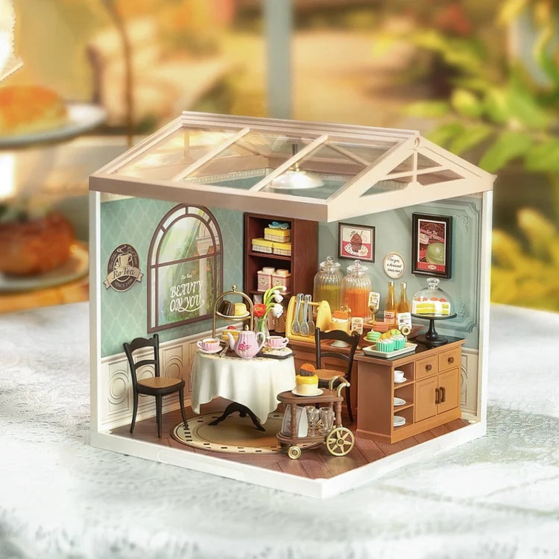 Rolife Sweet Sips Tea DIY Plastic Miniature House