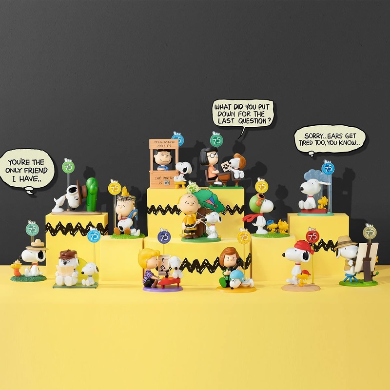 POP MART Peanuts 75th Anniversary | Snoopy Comic Life Series Figures