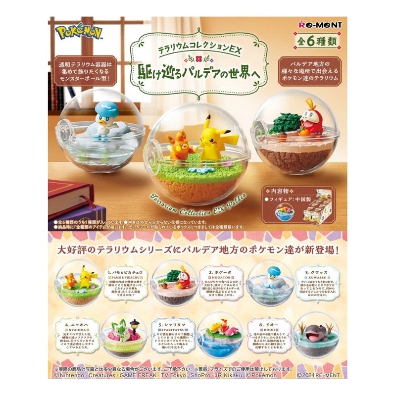 re-Ment: Pokmon Terrarium Collection EX To The World Of Paldea Series Blind Box