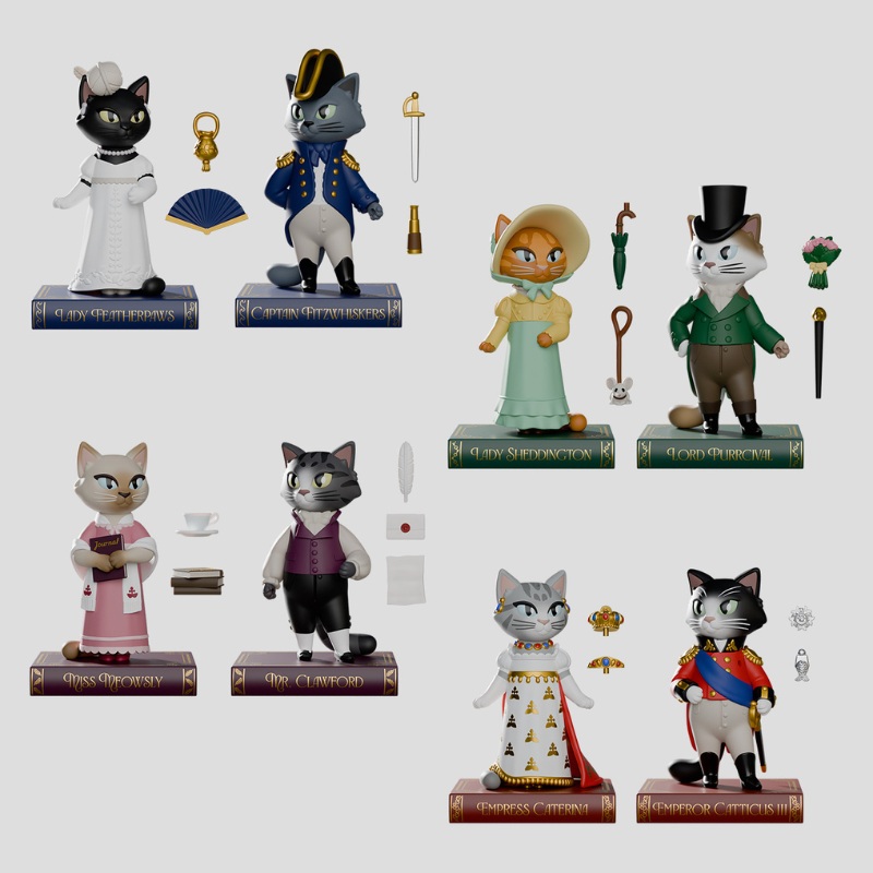 Kaleidos Creative Regency Cats Blind Box