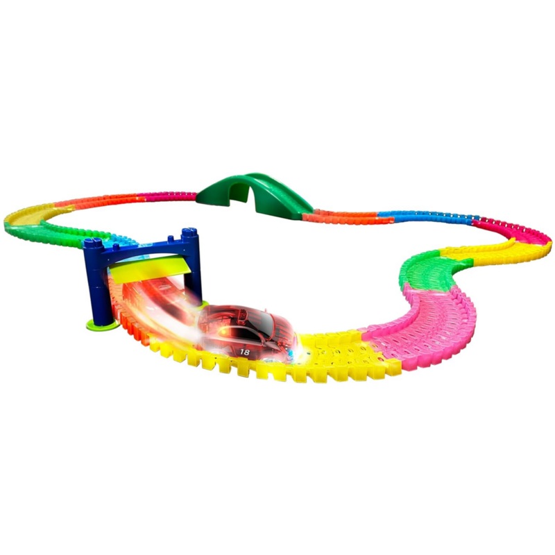Twister Tracks Neon Glow in the Dark Magna Tracks. Magnetic Locking
