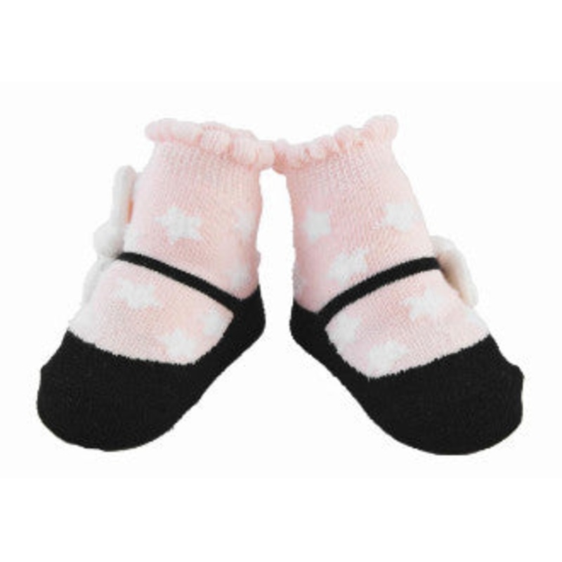 White Star Pink Socks