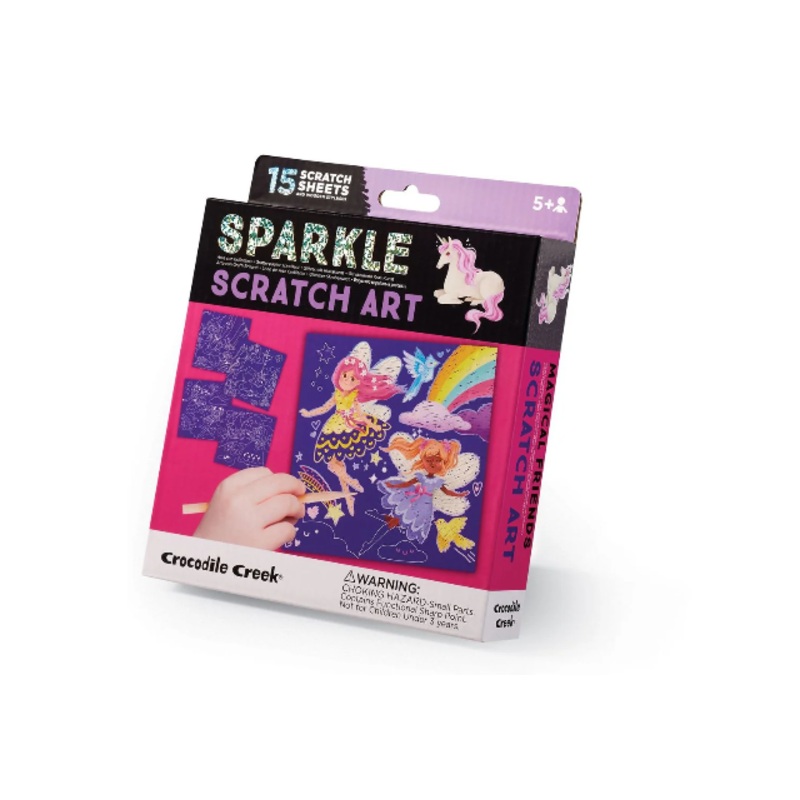 Sparkle Scratch Art : Magical Friends