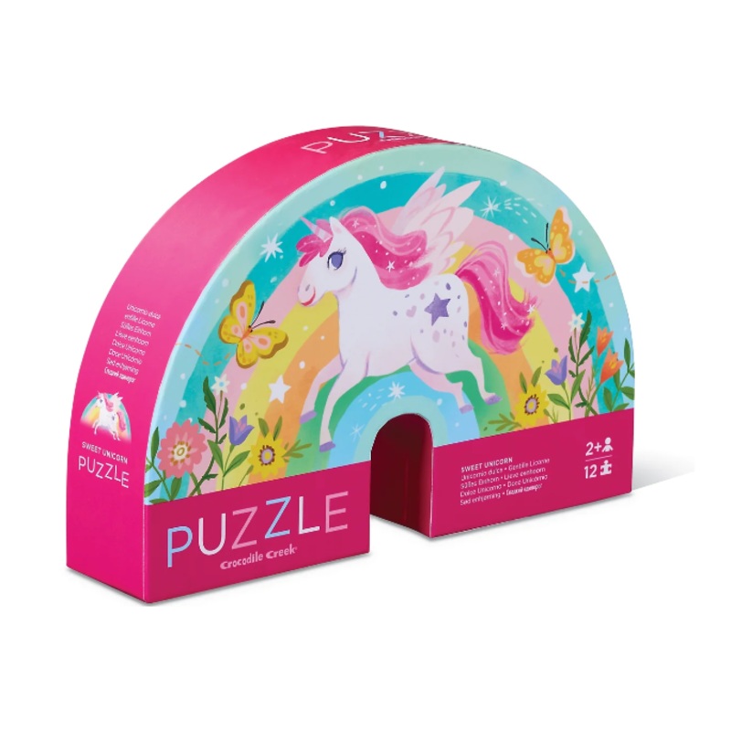 Sweet Unicorn 12 Piece Puzzle Crocodile Creek