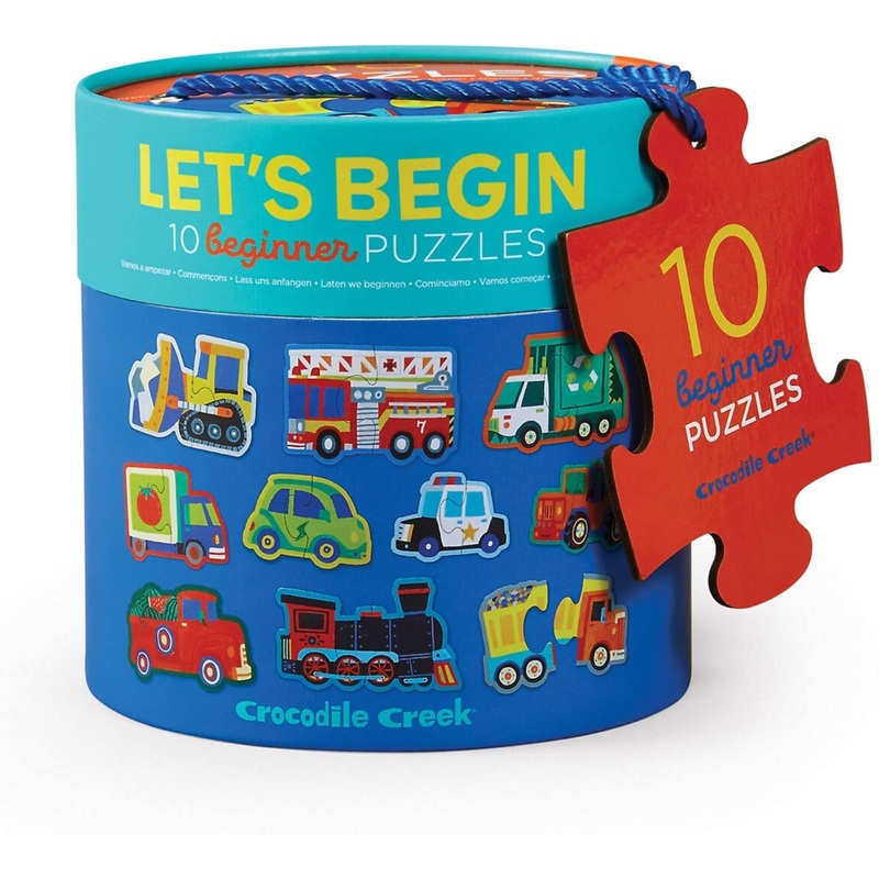 Vehicles Let's Begin Puzzles by Crocodile Creek