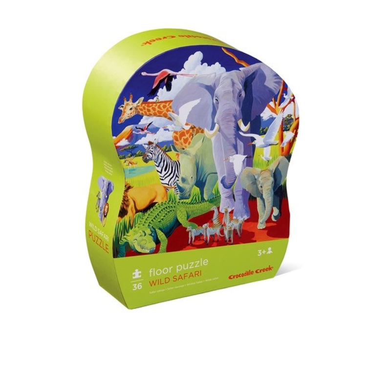 Wild Safari 36 Piece Crocodile Creek Floor Puzzle
