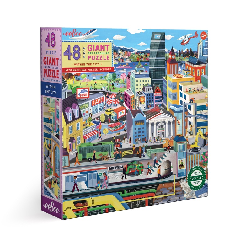 Within the City 48 Piece Giant Eeboo Puzzle