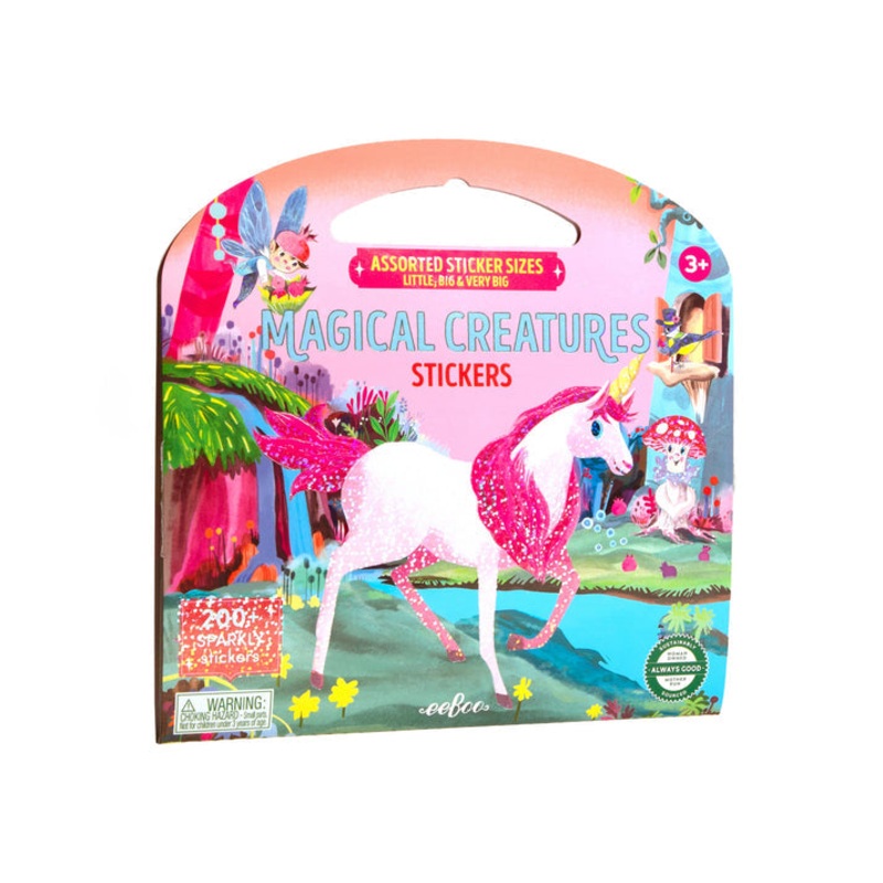 Magical Creatures | Eeboo Shiny Sticker Book