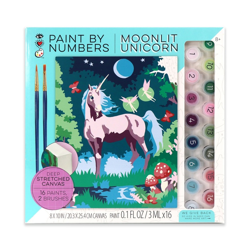 Moonlit Unicorn Paint By Number | iHeart