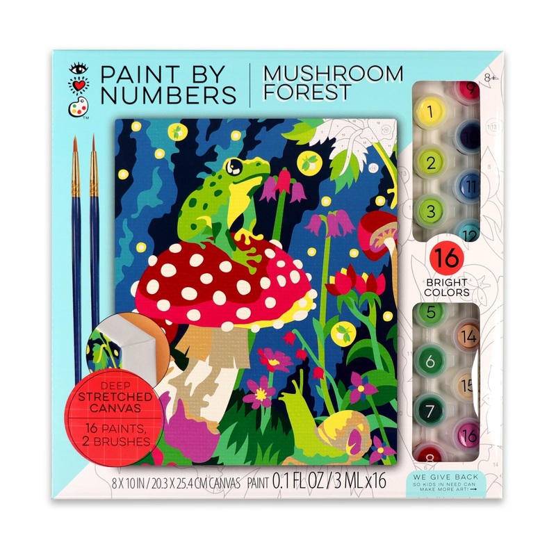 Mushroom Forest Paint By Number | iHeart