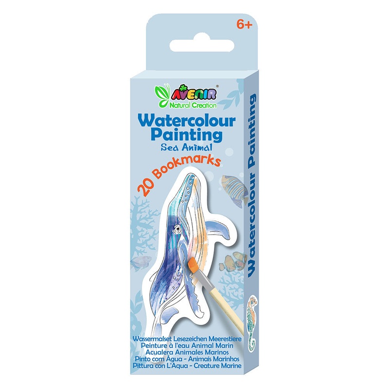 Sea Animal | Watercolour Painting Bookmarks
